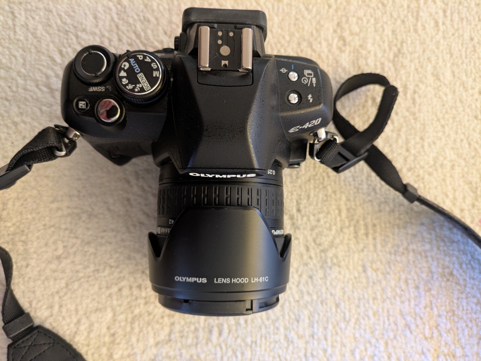 Te koop: spiegelreflexcamera Olympus E420, Ingebouwde flitser, Ophalen of Verzenden, Gebruikt, Olympus
