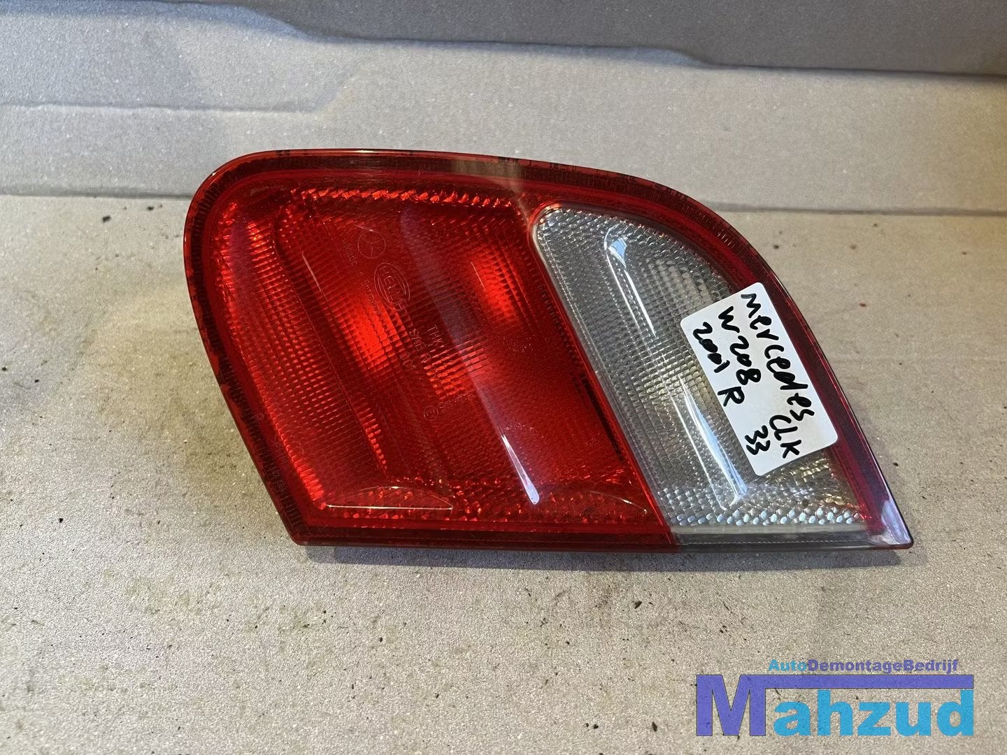 MERCEDES CLK W208 Rechts binnen achterlicht 1997-2003, Gebruikt, Mercedes-Benz AG, Mercedes-Benz, Ophalen of Verzenden