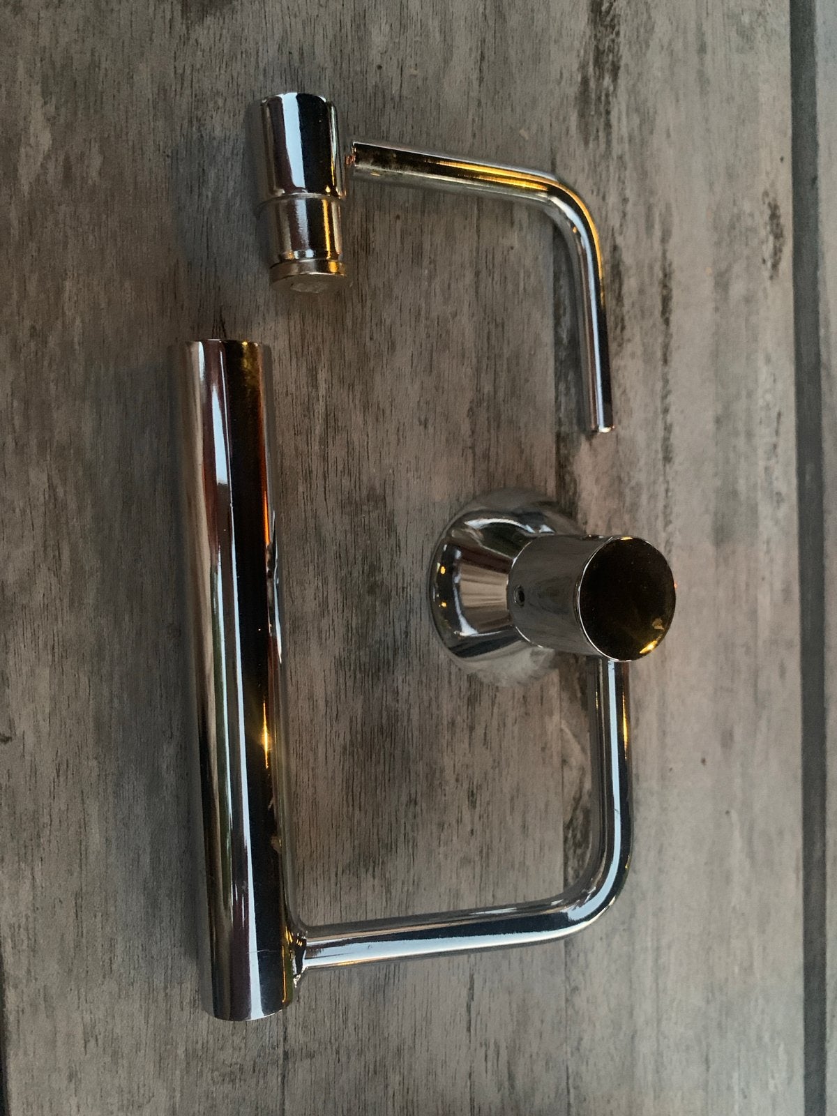 Chromen toiletrolhouder, Huis en Inrichting, Ophalen of Verzenden, Nieuw, Zilver, Toilet-accessoire