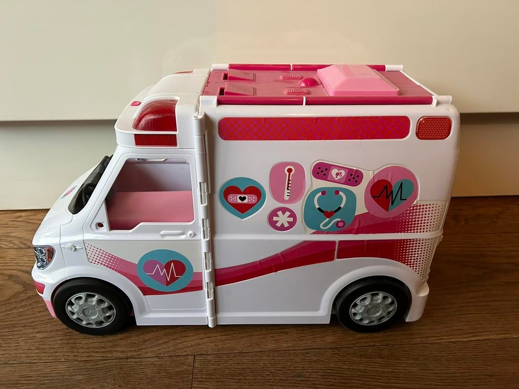 Ambulance Barbie zgan, Ophalen of Verzenden, Zo goed als nieuw