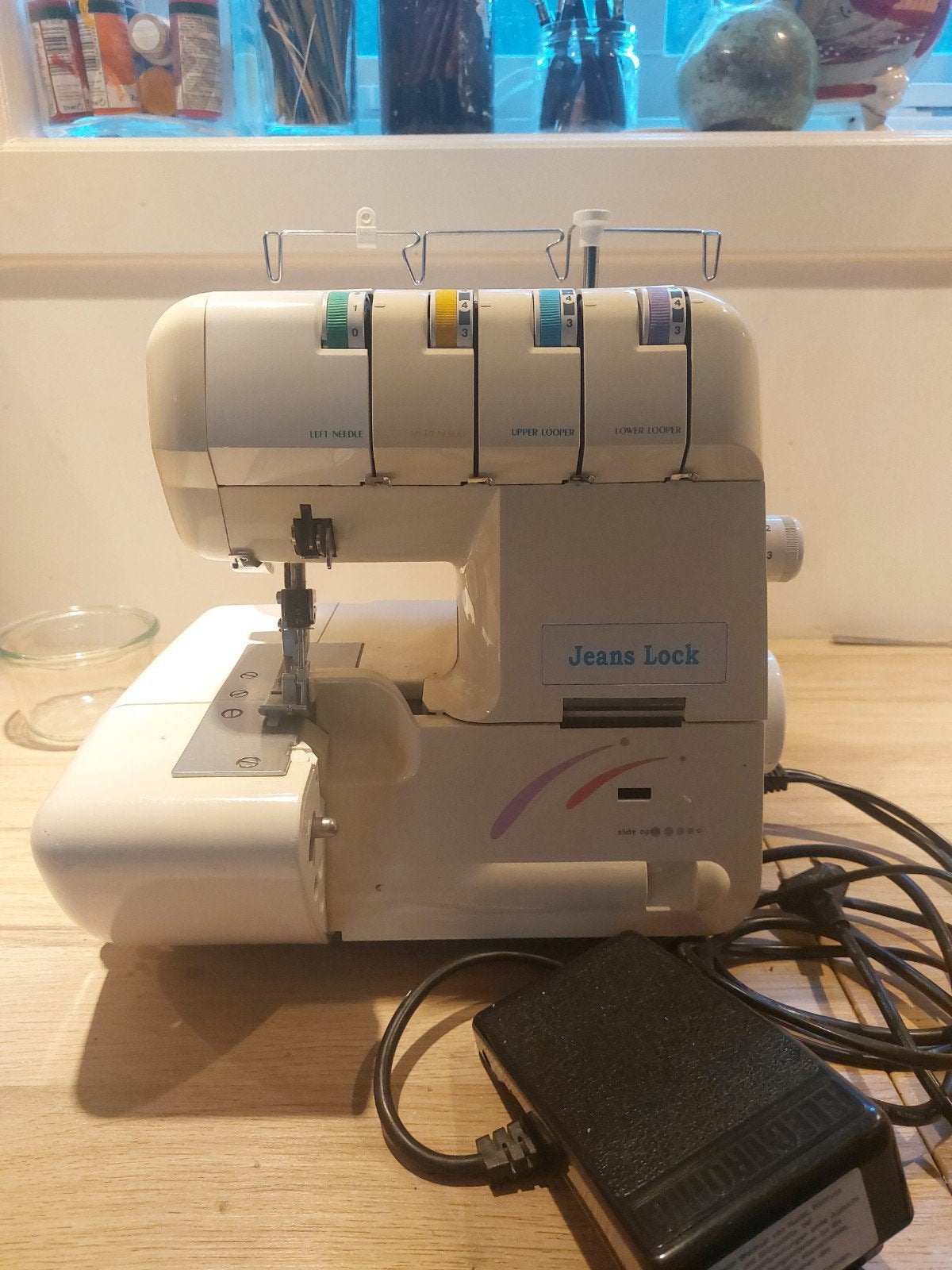 Jeans Lock Lockmachine - voor reparateur?, Ophalen, Gebruikt, Lockmachine, Overige merken
