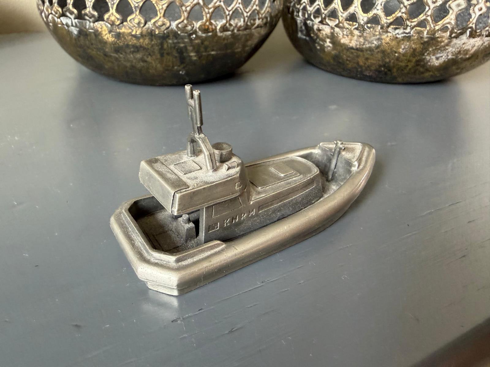 Gedetailleerd metalen model van een KNRM reddingsboot, Verzamelen, Ophalen of Verzenden, Gebruikt, Overige typen