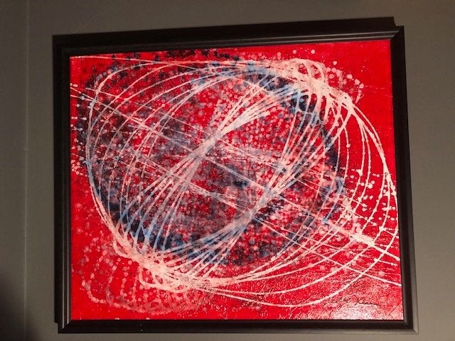 schiderij, Dieter Klaassen, Antiek en Kunst, Kunst | Schilderijen | Abstract, Ophalen