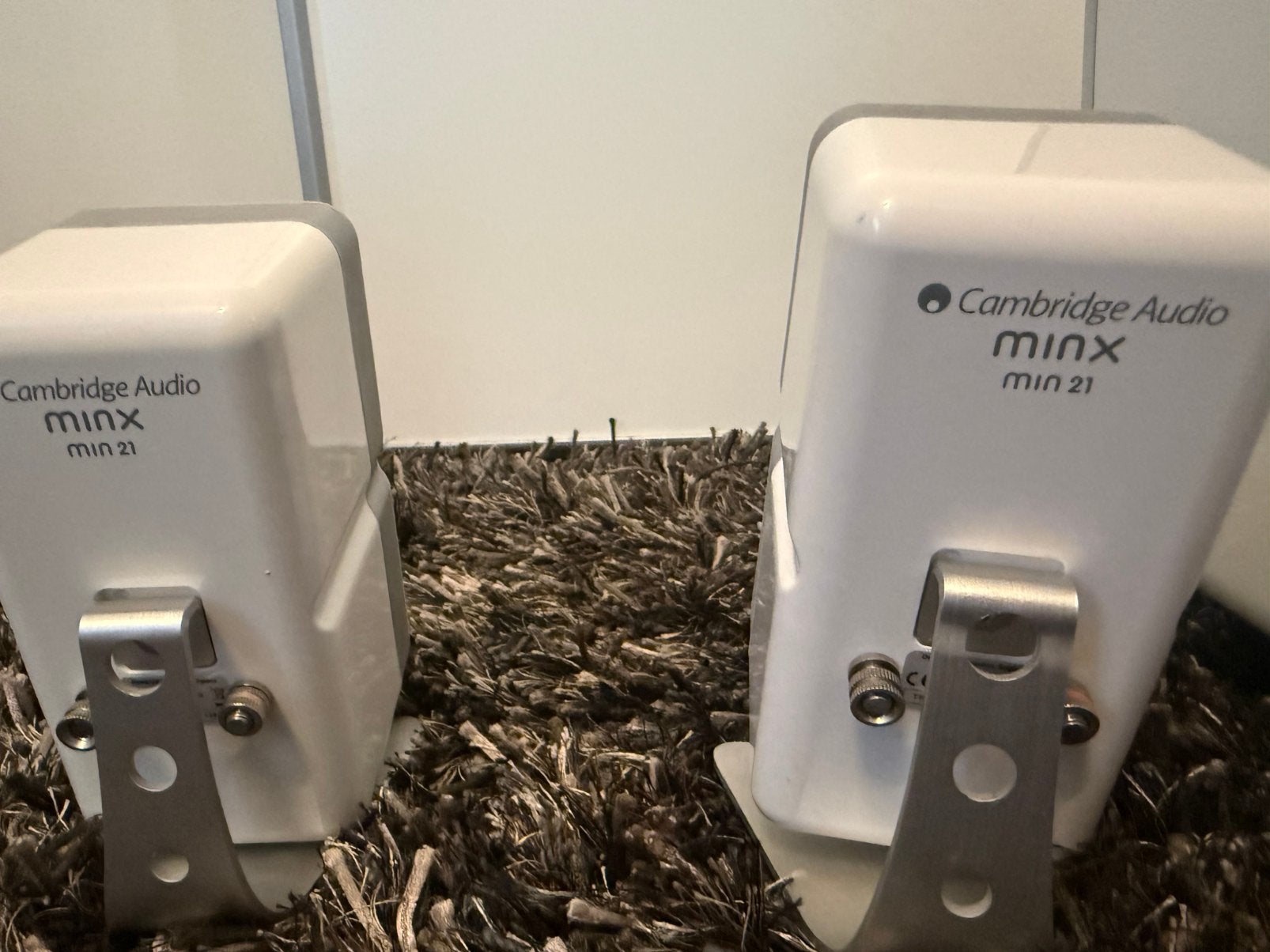 Cambridge Audio Minx Min 21 – set met compacte stands, Overige merken, Inclusief standaarden, Ophalen of Verzenden, Zo goed als nieuw