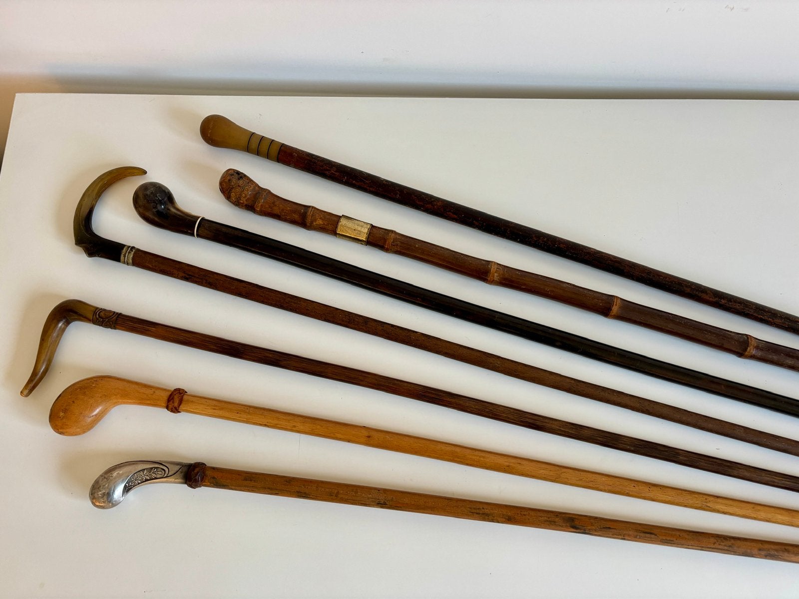 Diverse antieke wandelstokken, Ophalen of Verzenden, Gebruikt