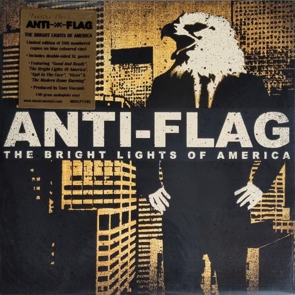anti flag/the bright lights of america-punk-2xlp-blauw vinyl, Verzenden, Nieuw in verpakking, 12 inch