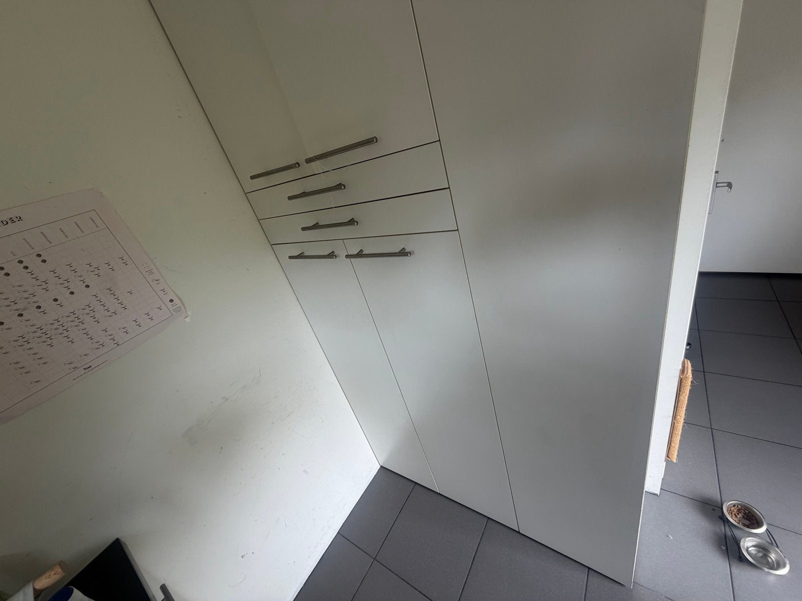 Kastenwand 240x120x40 cm met 2 lades en legplanken, Huis en Inrichting, Ophalen, Gebruikt, 100 tot 150 cm, 200 cm of meer