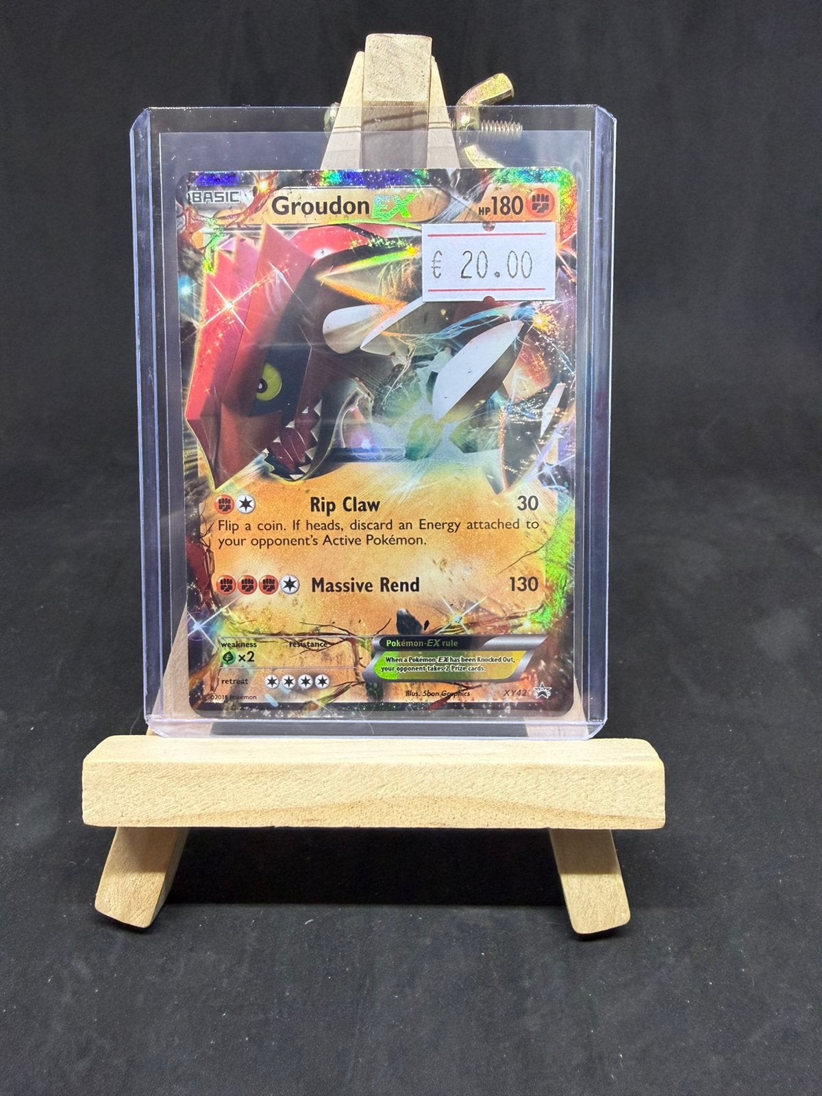 Groudon ex xy42 nm/exc+, Ophalen of Verzenden, Zo goed als nieuw