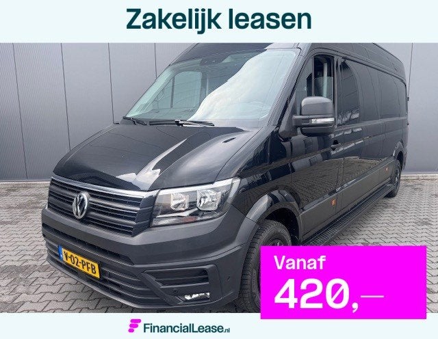 Volkswagen CRAFTER L4H3 180PK AUTOMAAT CRUISE CAMERA PDC NIE, Stof, Gebruikt, 4 cilinders, Volkswagen