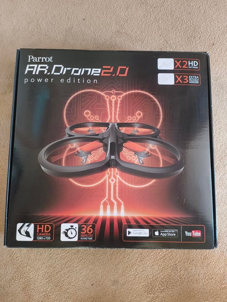 Parrot AR. Drone 2.0, Gebruikt, 30 tot 45 minuten, Minder dan 100 meter, Ophalen of Verzenden
