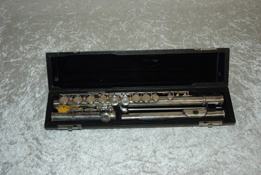 Dixon Dwarsfluit met koffer   <26260189>, Gebruikt, ., Dixon, Dwarsfluit of Piccolo