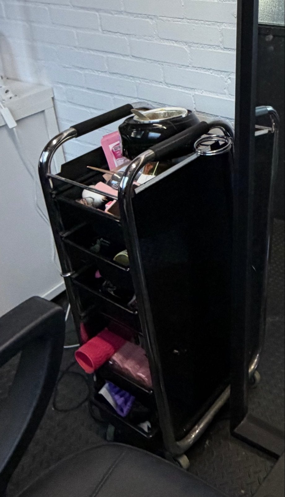 Zwarte Salon Trolley, Ophalen, Gebruikt