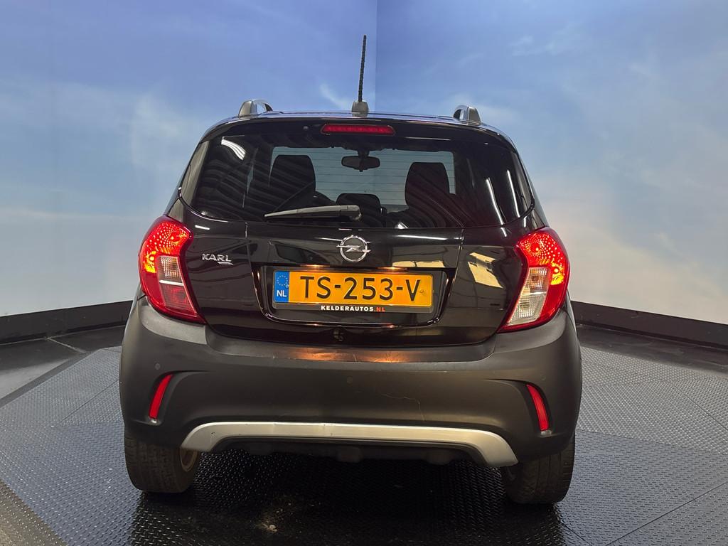 Opel KARL 1.0 Rocks Online Edition Navi, Cruise, Voorwielaandrijving, 839 kg, Stof, Gebruikt