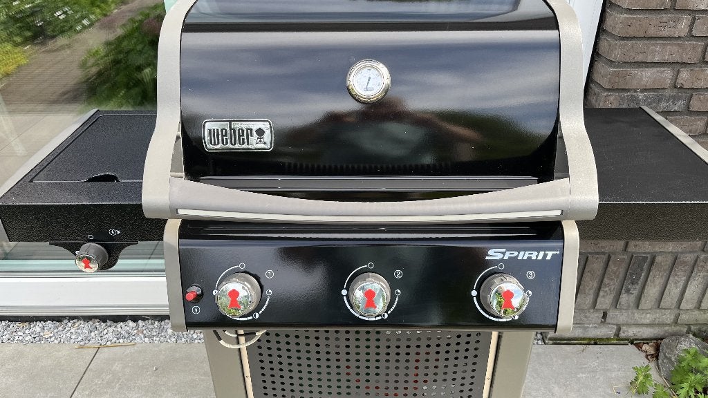Weber Spirit E320 Classic te koop, Ophalen, Gebruikt, Weber