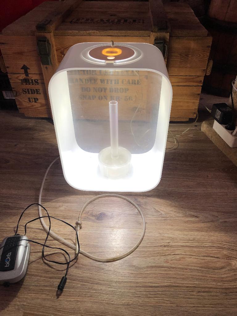 Biorb aquarium 15 liter wit life, Dieren en Toebehoren, Vissen | Aquaria en Toebehoren, Gebruikt, Leeg aquarium, Ophalen