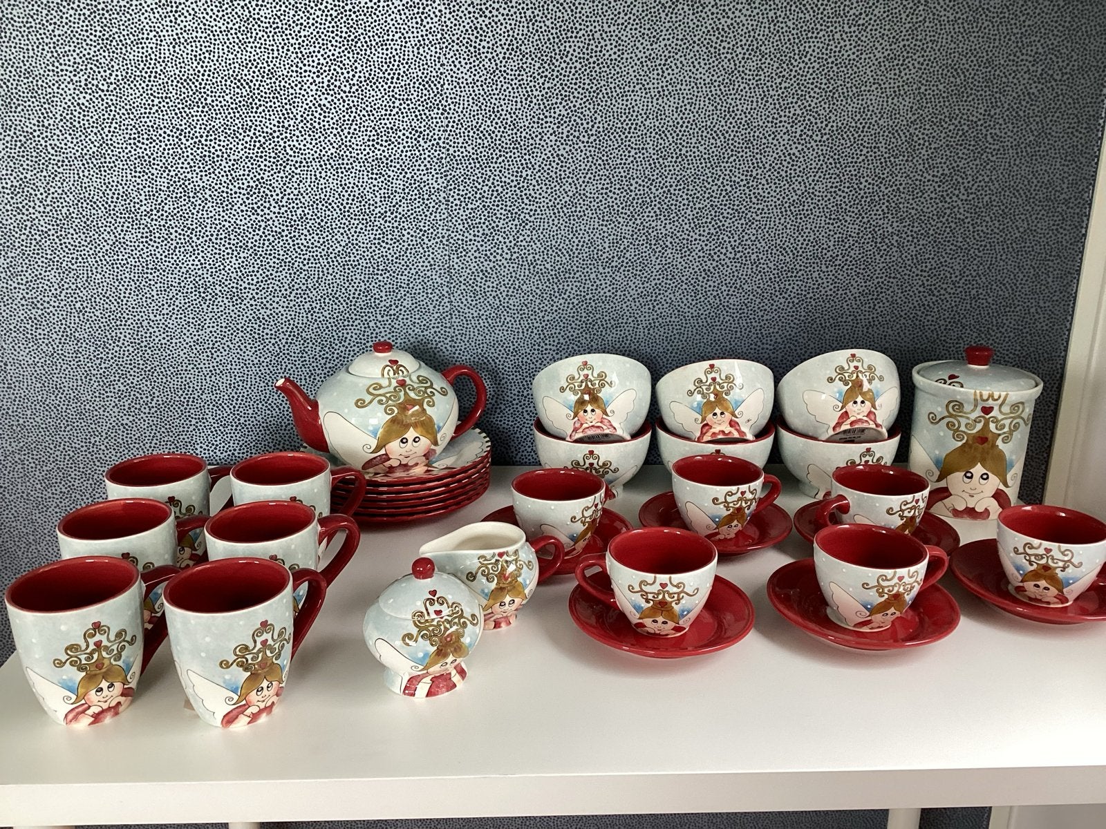 Kerstservies Jet by Ter Steege - Compleet servies, Ophalen, Keramiek, Nieuw, Overige stijlen