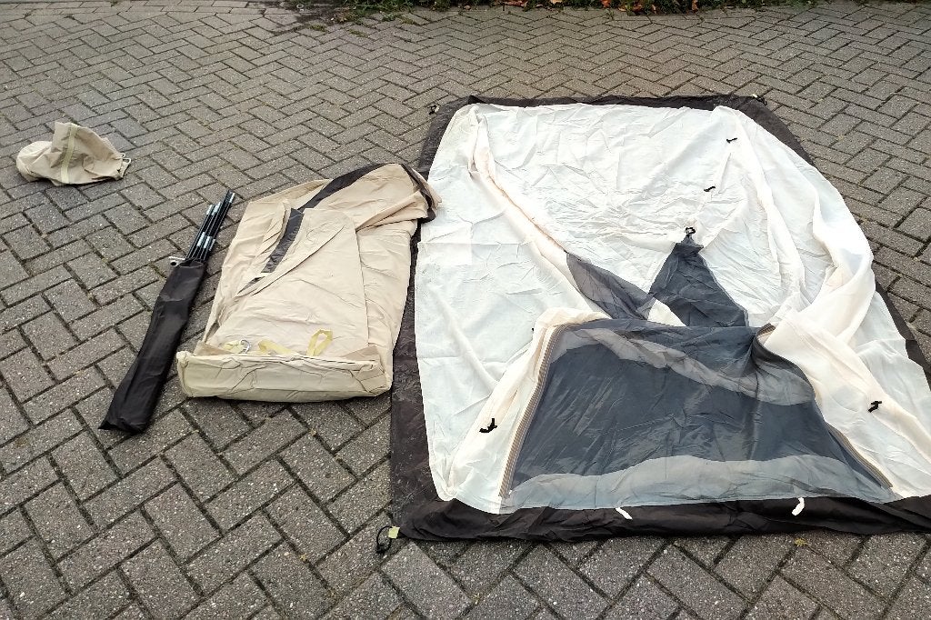Tent 220x150cm, Ophalen, Gebruikt, Tot en met 2