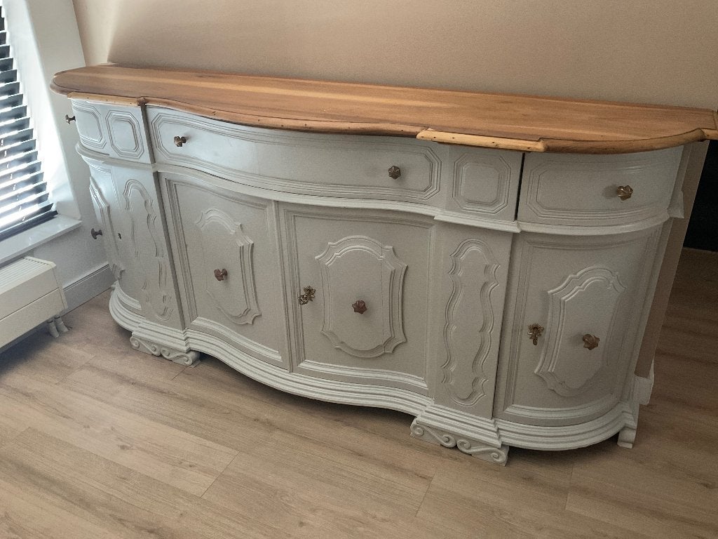 Dressoir, Met plank(en), Gebruikt, 150 tot 200 cm, Eikenhout