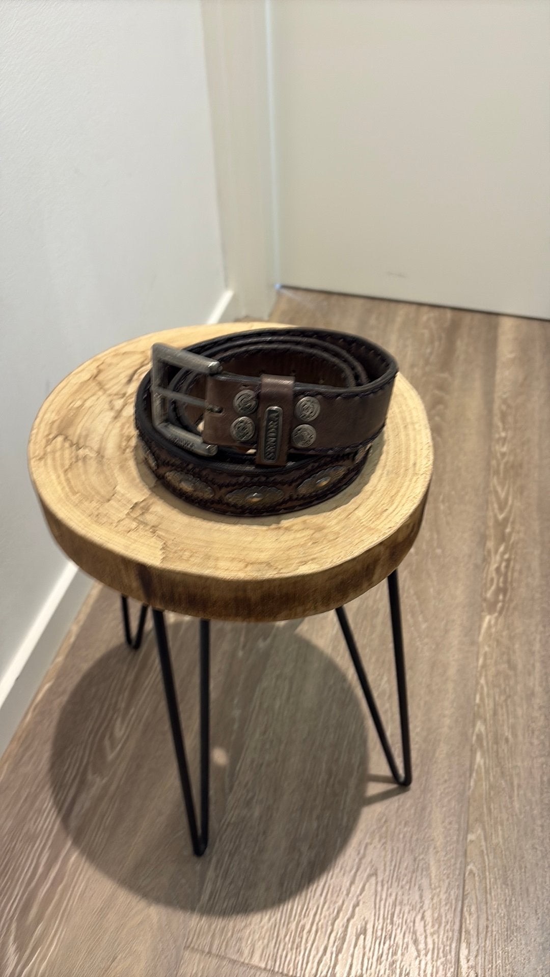 Sendra riem bruin mt 115 geschikt tm taille 120 incl verz, Kleding | Heren, Riemen en Ceinturen, Bruin, ., Echt leder, Ophalen of Verzenden