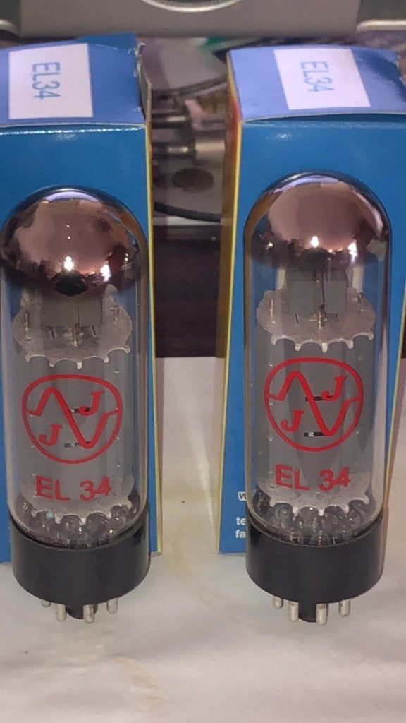 JJ Electronics EL34 Matched Pair, Audio, Tv en Foto, Ophalen of Verzenden, Buis of Buizen