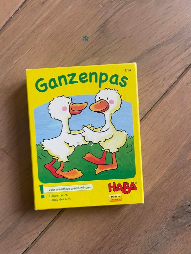 Haba spel ganzepas, Ophalen of Verzenden, Zo goed als nieuw, Speelkaart(en)