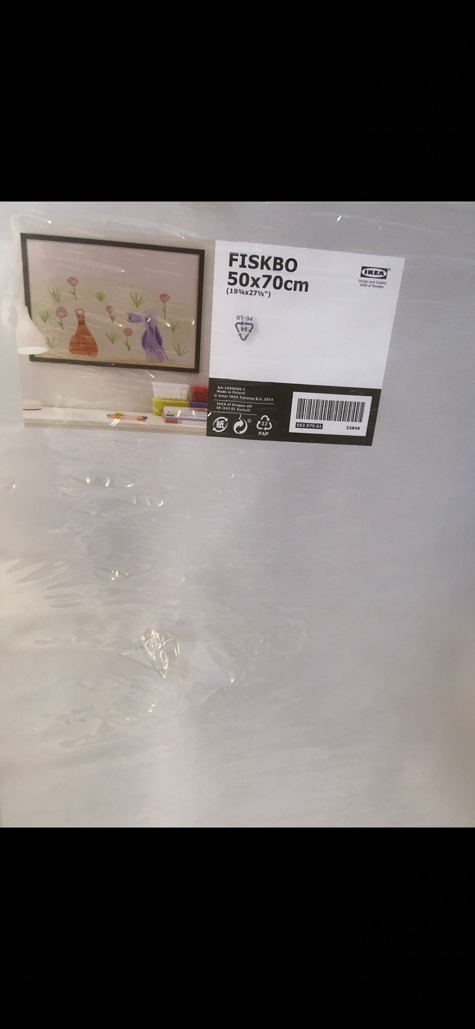 IKEA FISKBO Fotolijst 50x70cm en Best Budget 30x40cm, Kunststof, Ophalen of Verzenden, Zo goed als nieuw, Fotolijst
