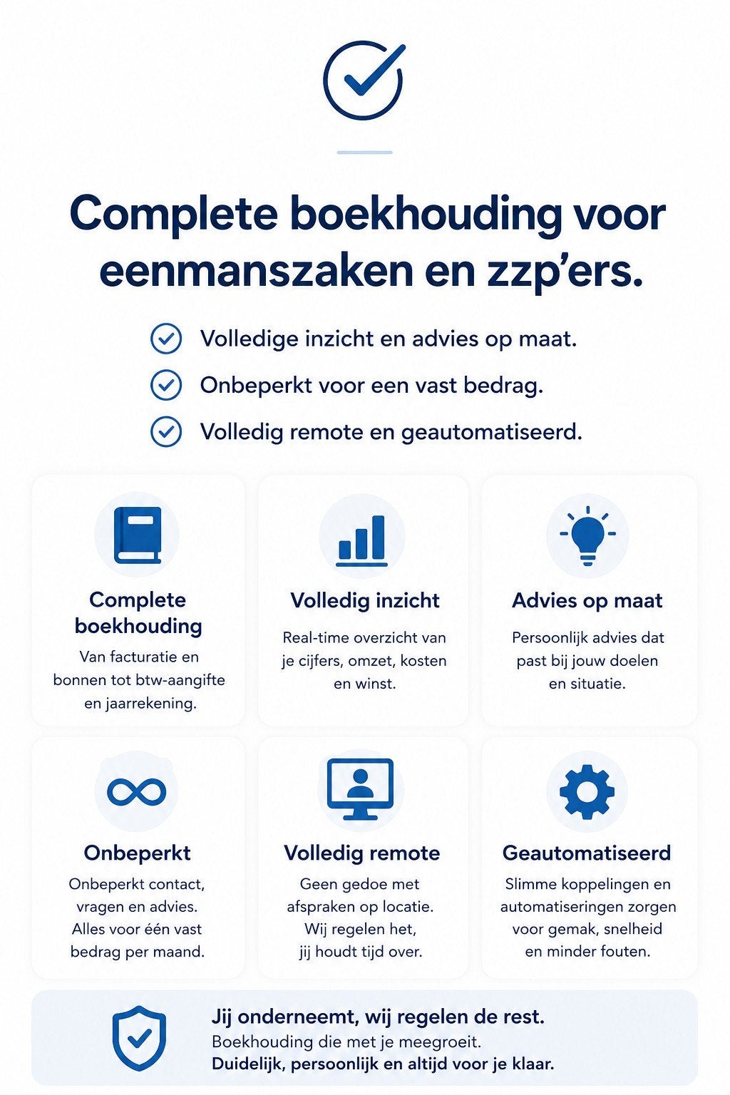 Boekhouder voor eenmanszaken/ zzp'rs €99, Diensten en Vakmensen, Boekhouders en Administrateurs