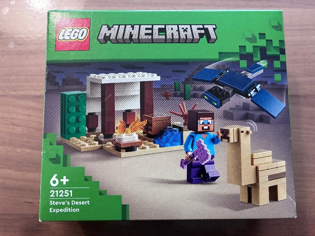 Lego Minecraft 21251 Steve's Desert Expedition, Ophalen of Verzenden, Gebruikt, Complete set, Lego