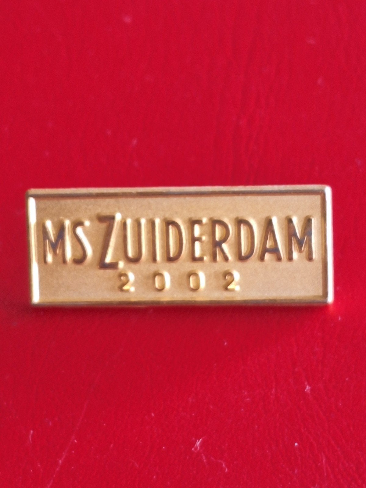 Scheepvaart: Holland America Line , M.S. ZUIDERDAM, Verzenden, Zo goed als nieuw, Merk, Speldje of Pin