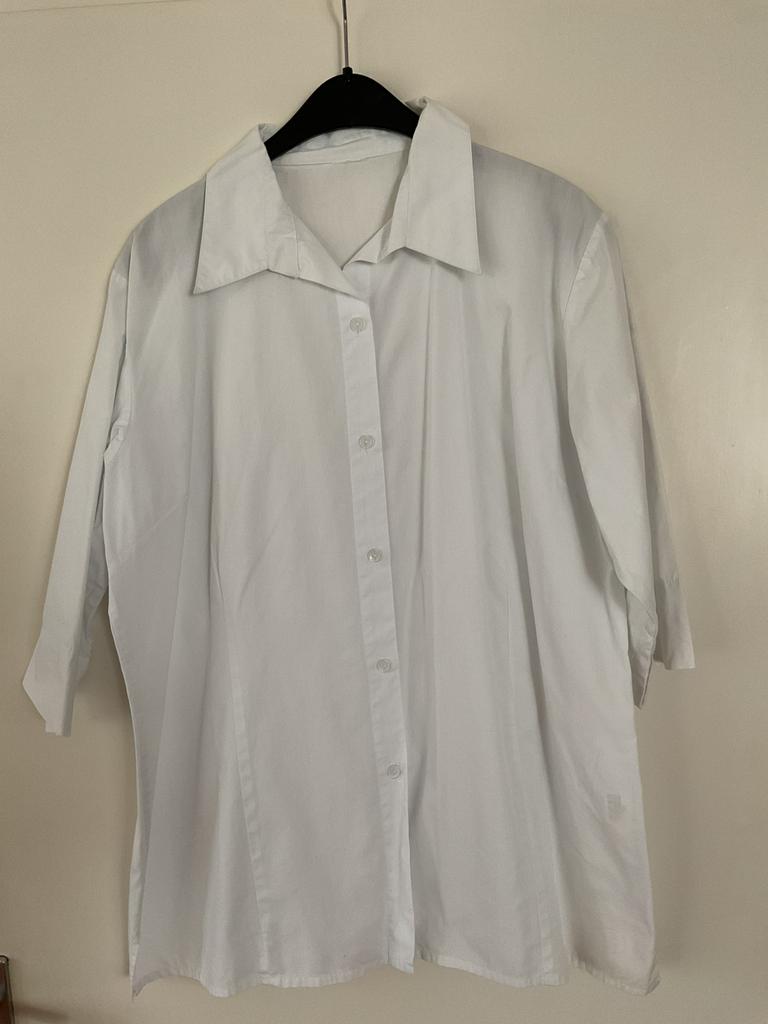 Blouse wit maat 46, Ophalen of Verzenden, Zo goed als nieuw, Maat 46/48 (XL) of groter, Wit