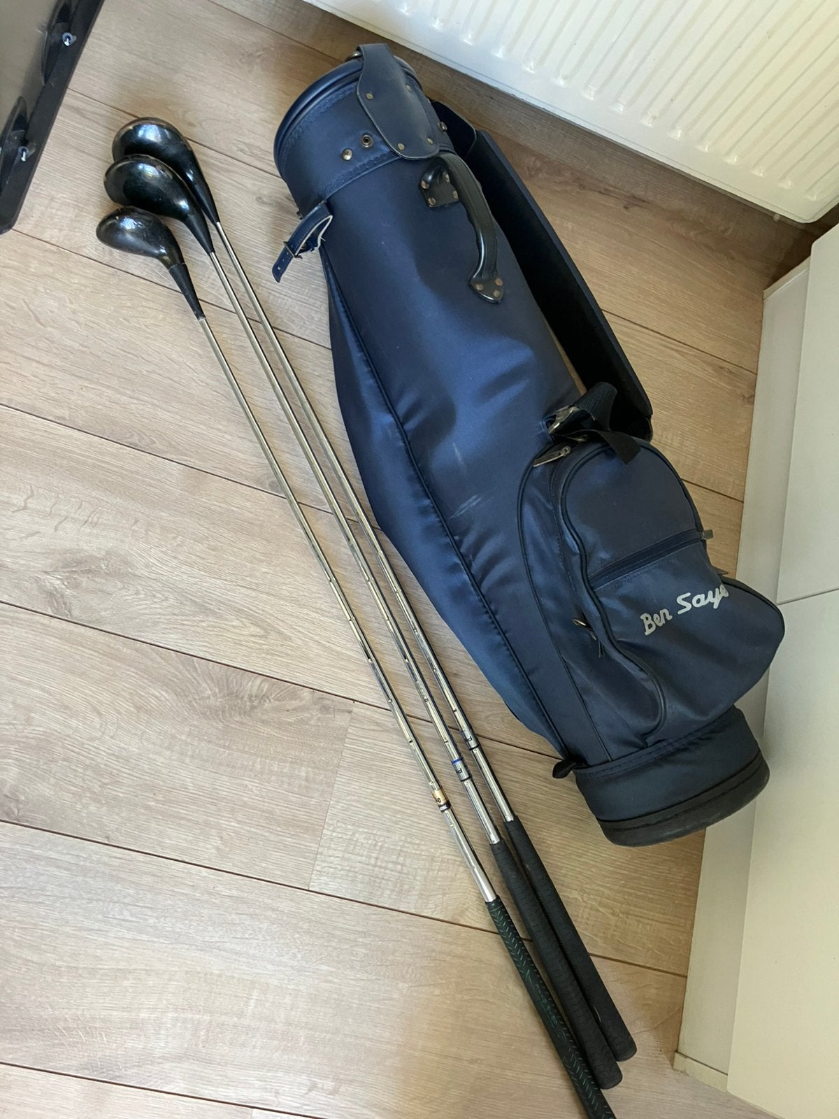 Golftas Ben Sayers staand met 3 clubs voor de beginner?, Ophalen, Zo goed als nieuw, Tas, Ping