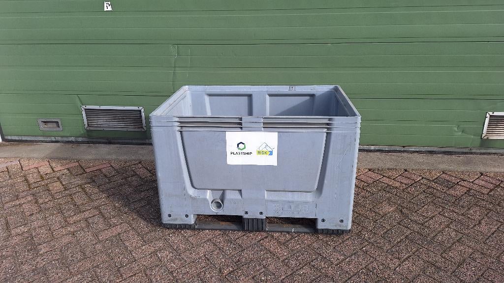 palletbak voorraadbak magazijnbak 120x80x80 cm grijs, Doe-het-zelf en Verbouw, Kratten en Dozen, Ophalen, 100 cm of meer, 60 cm of meer