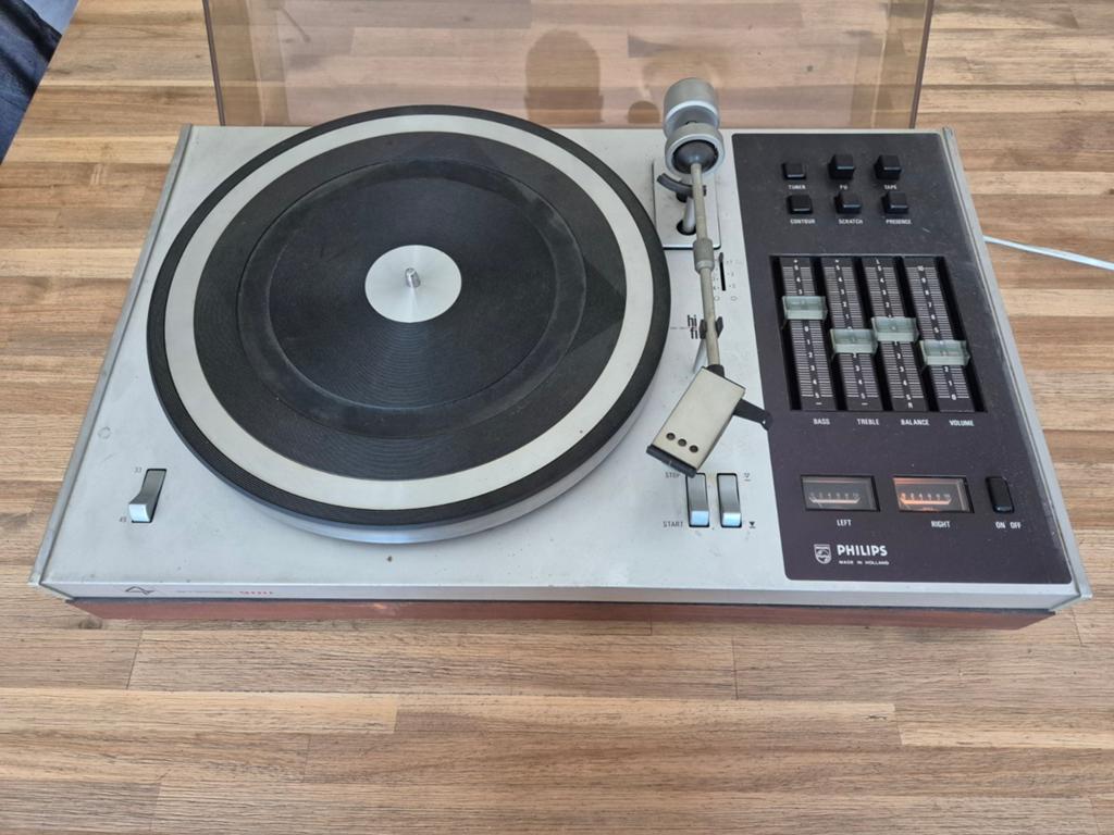 Philips Stereo 908 Platenspeler - Vintage Hifi, Ophalen of Verzenden, Gebruikt, Philips
