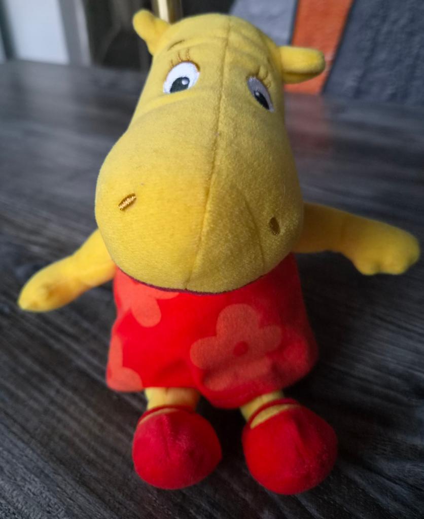 TY Beanie Baby Tasha Nijlpaard The Backyardigans Zeldzaam, Overige typen, Ophalen of Verzenden, Zo goed als nieuw, Met kleding of accessoire