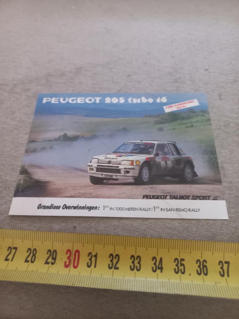 Peugeot 205 turbo 16, Ophalen of Verzenden, Zo goed als nieuw