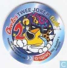 Cheetos Twee Joker Flippo groene poot achterzijde, Verzenden, Joker, Losse flippo's