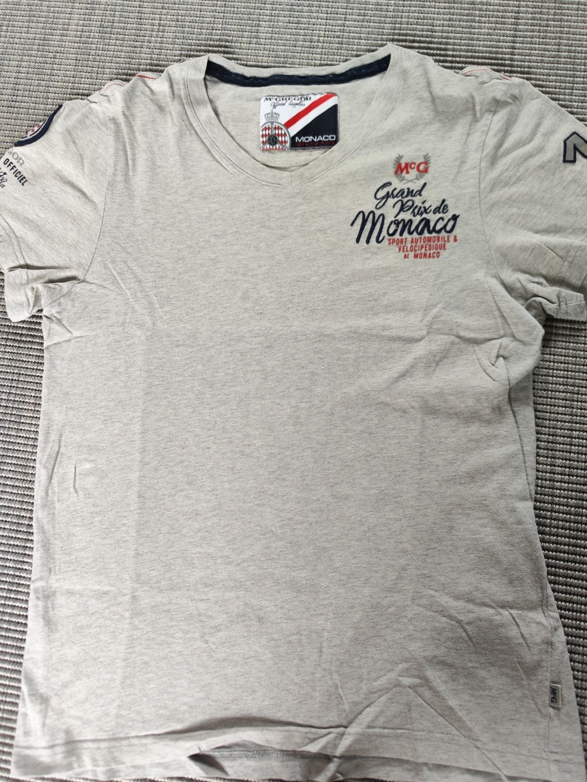 McGregor Grand Prix de Monaco T-shirt, Ophalen, McGregor, Zo goed als nieuw, Grijs