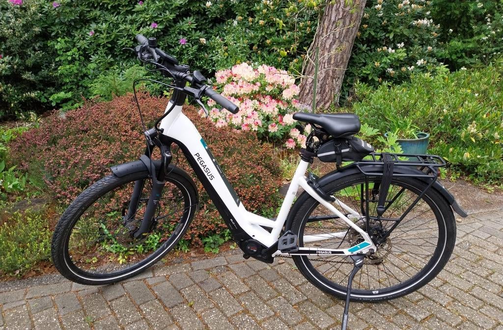 Ebike 2x Pegasus Evo maat 50 lage instap 85 Nm als nieuw, Zo goed als nieuw, 51 tot 55 cm, 50 km per accu of meer, Ophalen