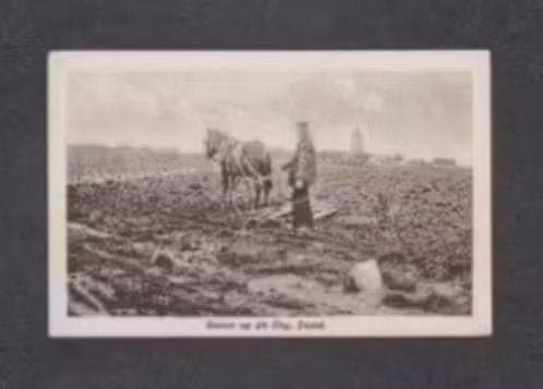 Soest Boven op de Eng Boer met Paard Kerk 1923., Ophalen of Verzenden, 1920 tot 1940, Gelopen, Utrecht