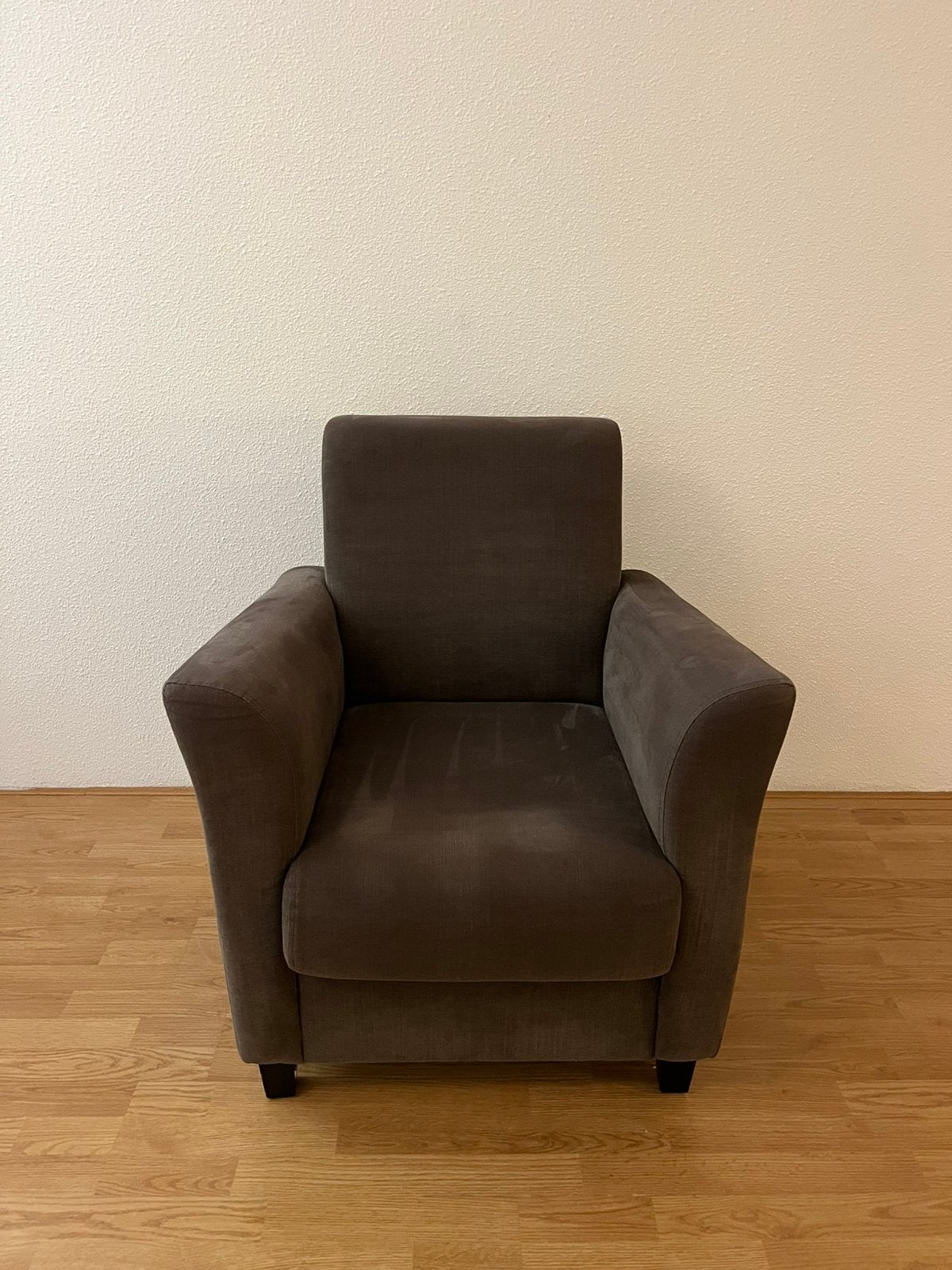 Bruin fauteuil, Ophalen of Verzenden, Gebruikt, 75 tot 100 cm, 50 tot 75 cm