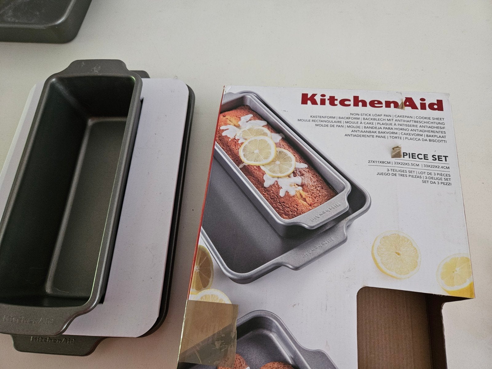 KitchenAid 2 delig oven set. 1x nieuw 1x gebruikt, Antiaanbaklaag, Ophalen of Verzenden, Nieuw