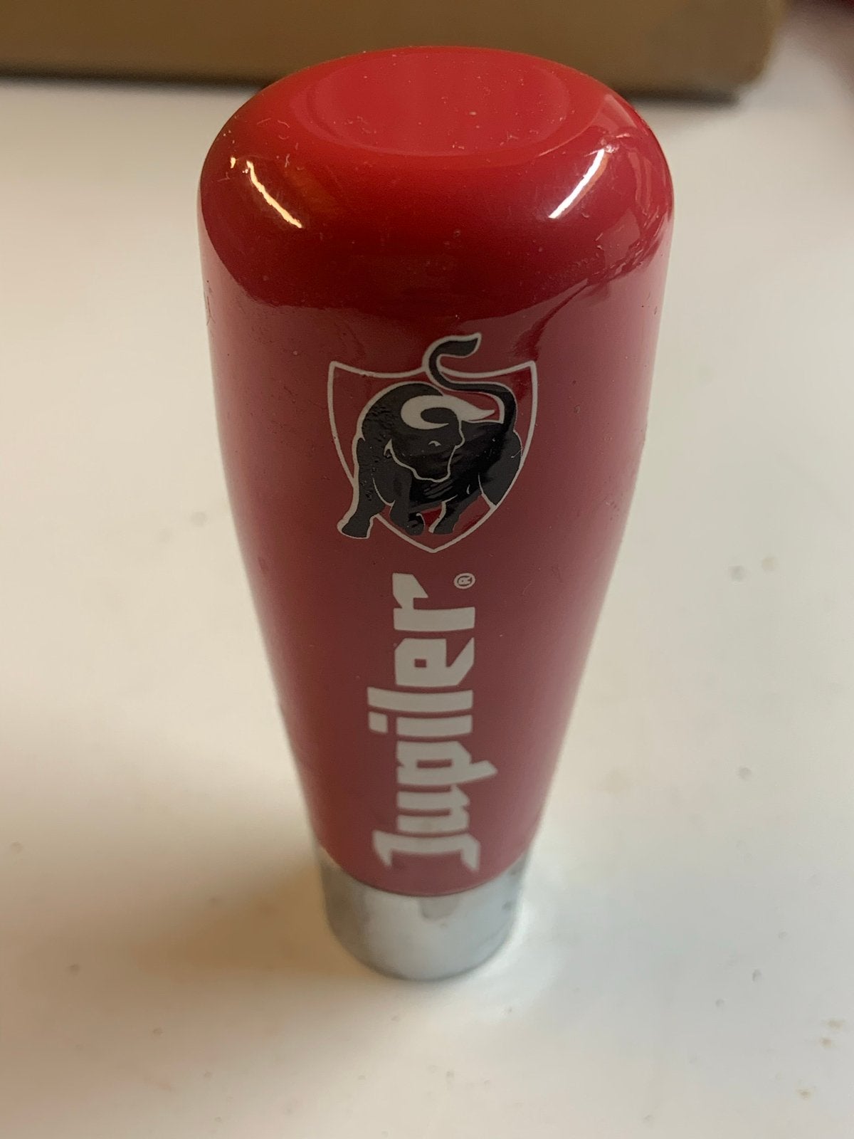 Jupiler bier tapkraan handvat - Rood, Ophalen of Verzenden, Zo goed als nieuw