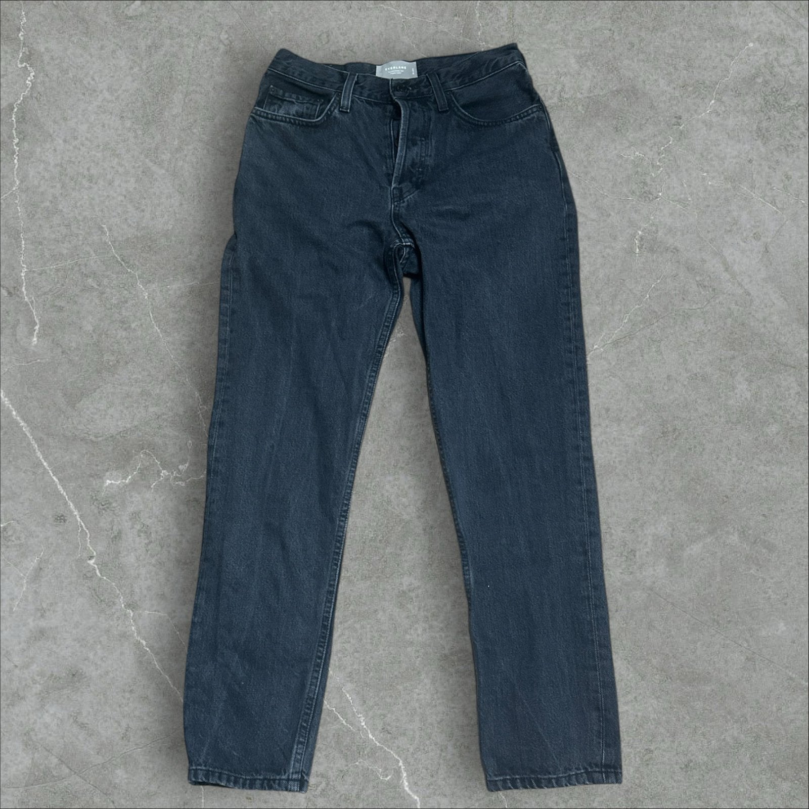 Everlane The '90s Cheeky Jeans W26 Zwart, Ophalen of Verzenden, Zo goed als nieuw, Zwart, W27 (confectie 34) of kleiner
