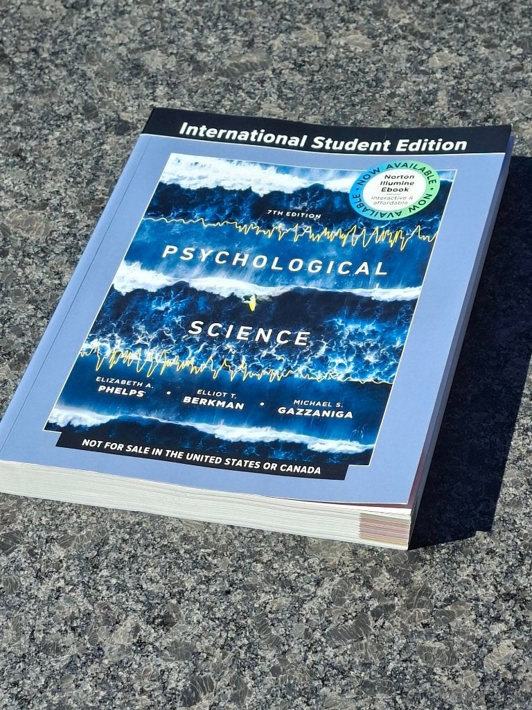 Psychological Science - International Student Edition, Boeken, Studieboeken en Cursussen, Nieuw, Gamma, Elizabeth A. Phelps, Elliot T. Berkman, Michael S. Gazzaniga