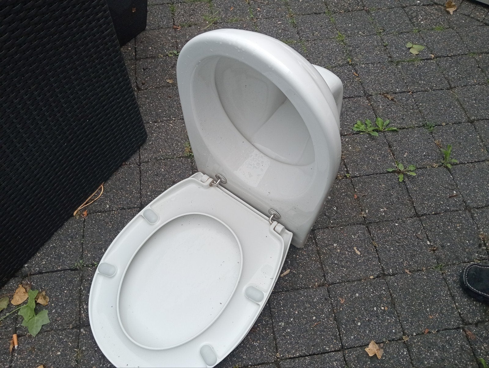 Complete wc, Ophalen, Toilet