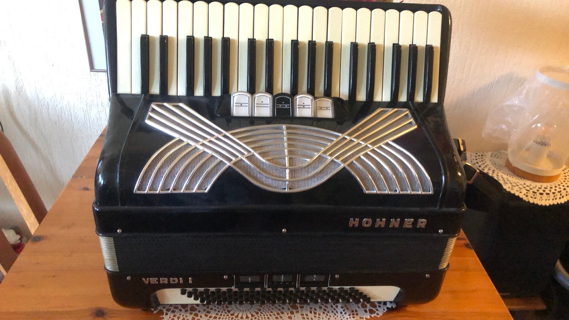 HONER ACORDEON, Muziek en Instrumenten, Accordeons, Ophalen, Gebruikt, 80-bas, Toetsaccordeon