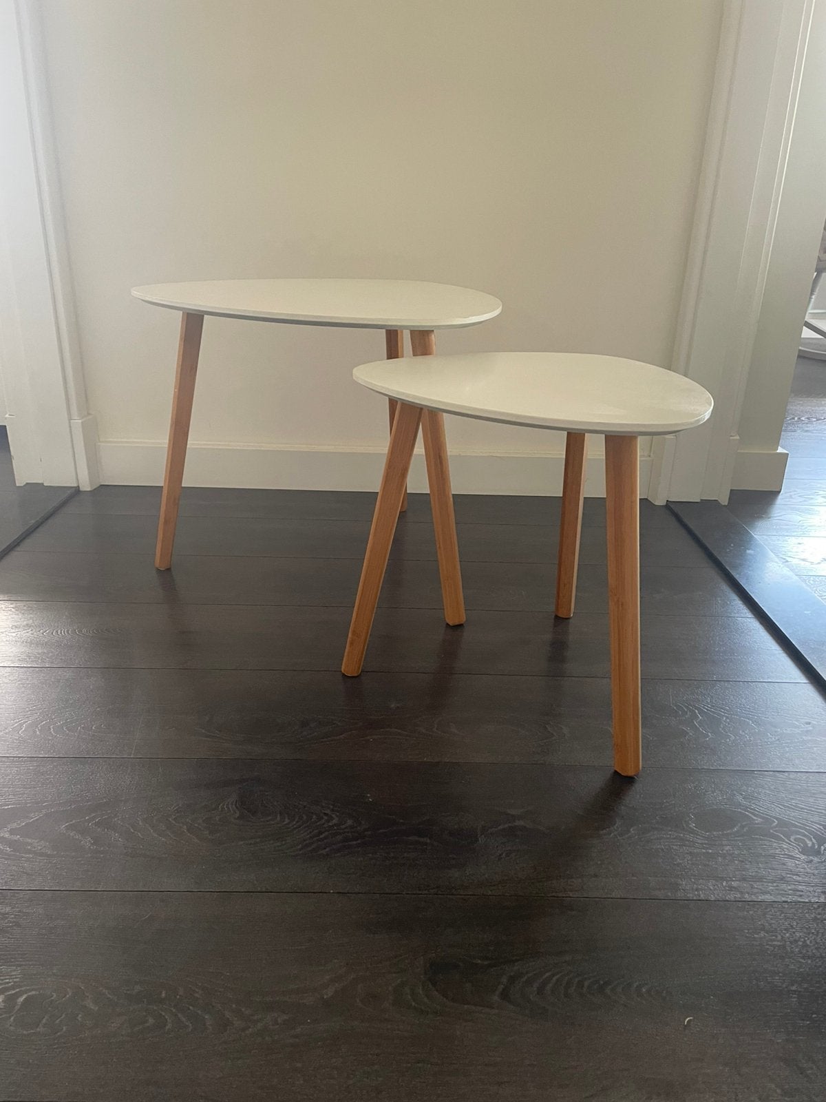 Bijzettafels - Jysk - Set van 2, Huis en Inrichting, Tafels | Bijzettafels, Ophalen, Minder dan 45 cm, Minder dan 55 cm, Zo goed als nieuw