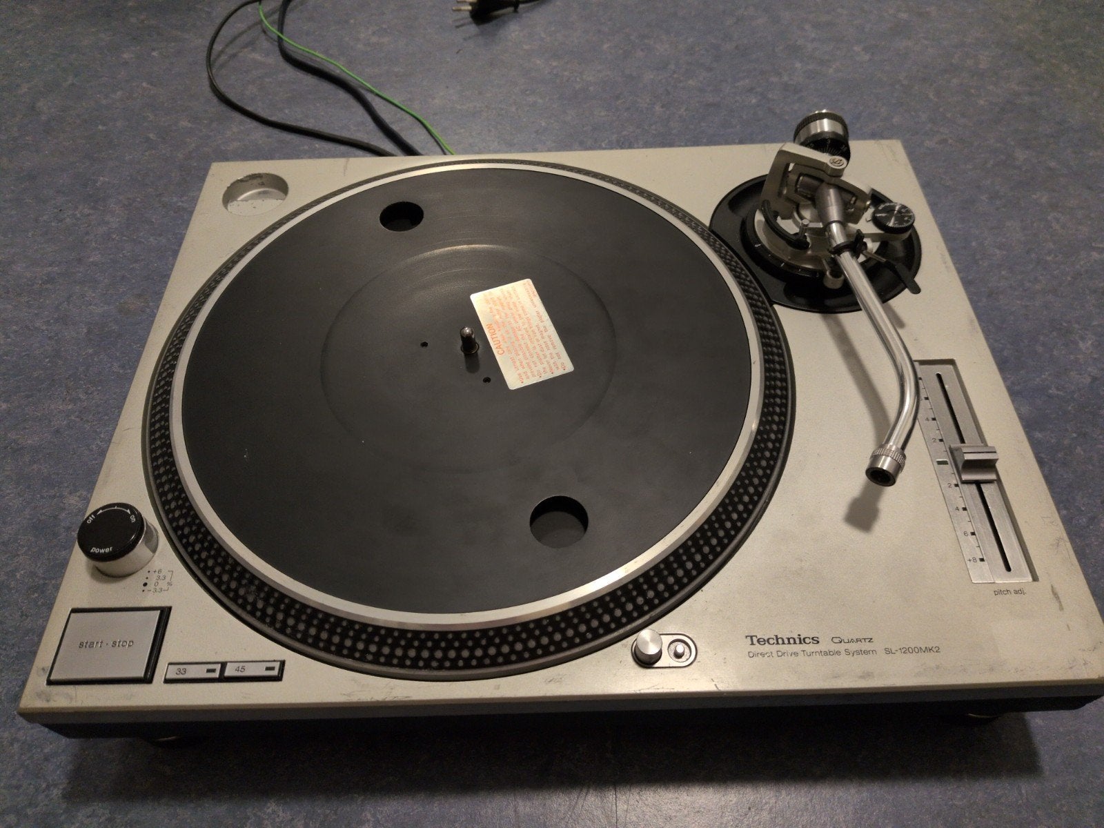 Technics SL1200 MK2, Ophalen, Zo goed als nieuw, Technics