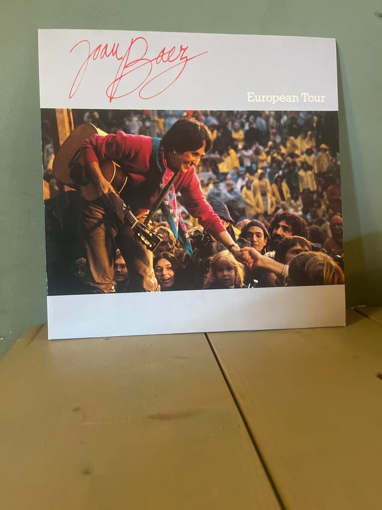 Joan Baez - European Tour LP (1980), Ophalen, Gebruikt, 12 inch