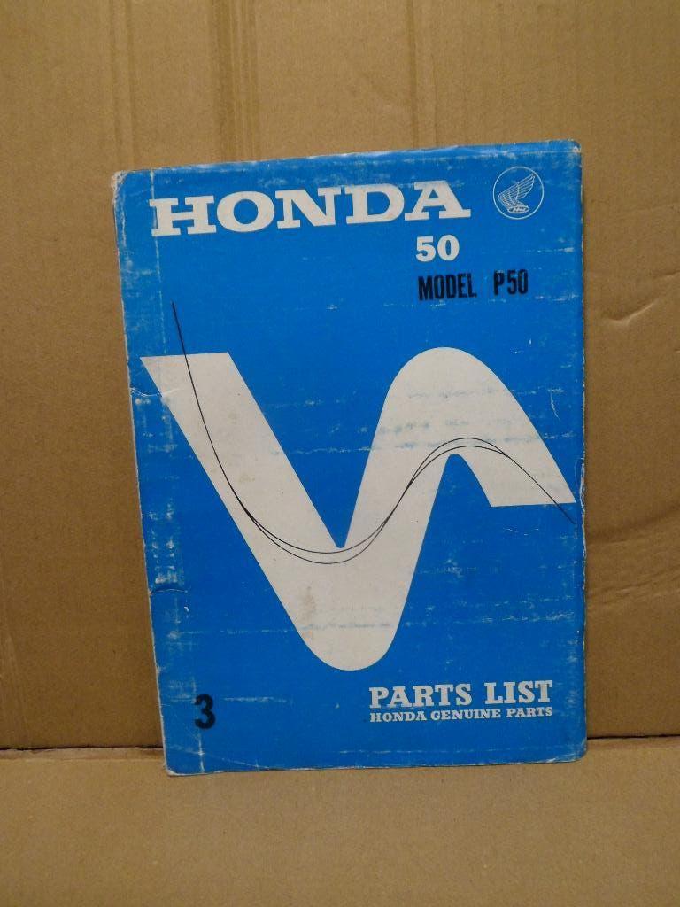Honda P50 Parts List , Onderdelen boek, Fietsen en Brommers, Ophalen of Verzenden, Gebruikt